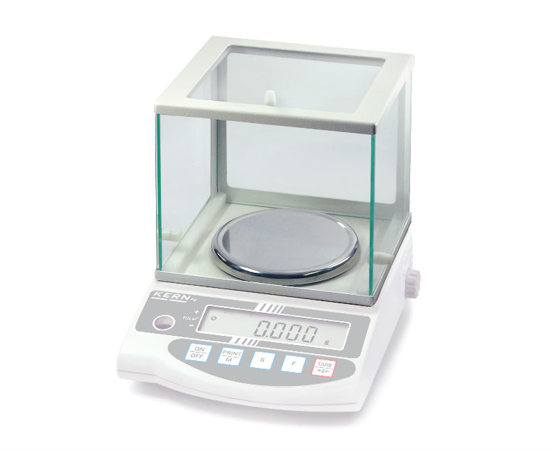 Photo d'une cage de protection en verre pour balance EG