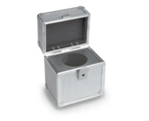 Photo d'un étui en aluminium rembourré