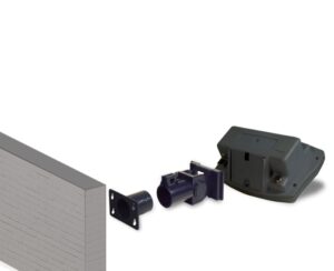 Photo du montage du support colonne