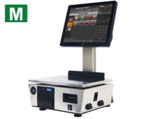 Photo d'une balance à tickets et étiquettes MARQUES modèle DC3 Label Tactile