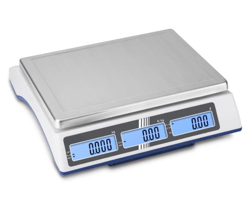 photo d'une balance poids prix rib de dos