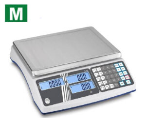 Photo d'une balance poids prix à ticket KERN RIB