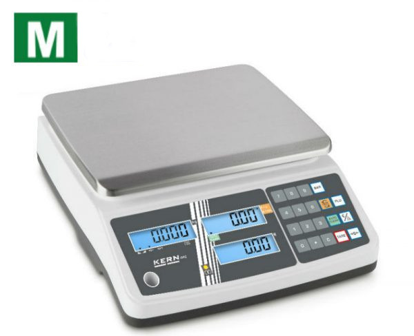 Photo d'une balance poids prix à ticket KERN RPB