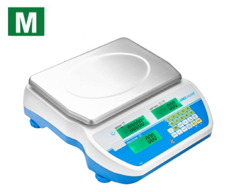 Photo d'une balance poids prix à ticket ADAM Swift