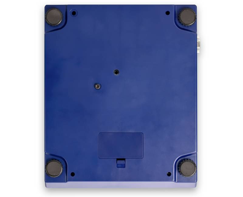 Photo d'une balance de table FCB vu de dessous