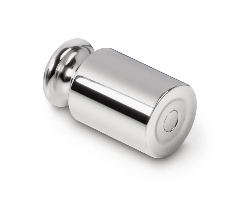 Photo d'un poids individuel cylindrique en inox Classe F1