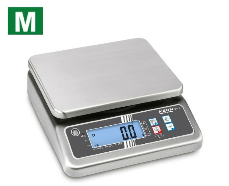 Photo d'une balance en inox KERN FOB-S