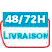 Livraison 48h 72h