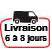 Pictogramme camion pour la livraison en 6 à 8 jours