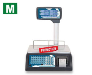 Photo d'une balance poids prix à ticket BAXTRAN RTI à colonne 1 vendeur