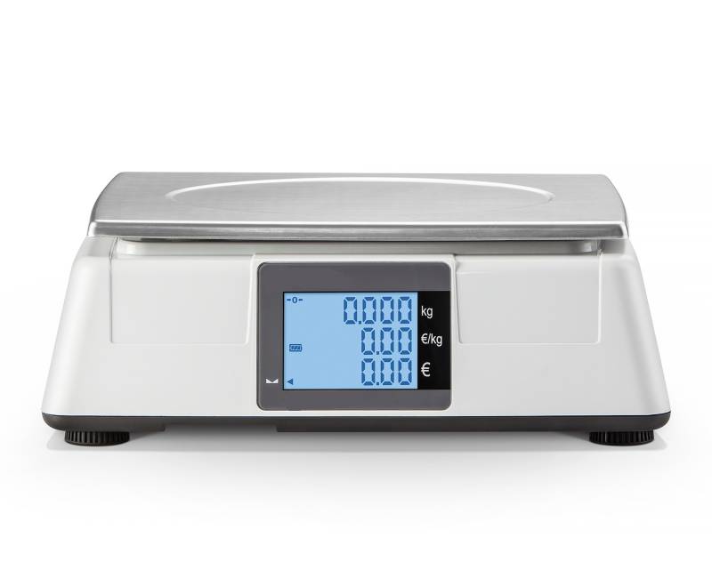 photo d'une balance poids prix sans ticket s300 de dos