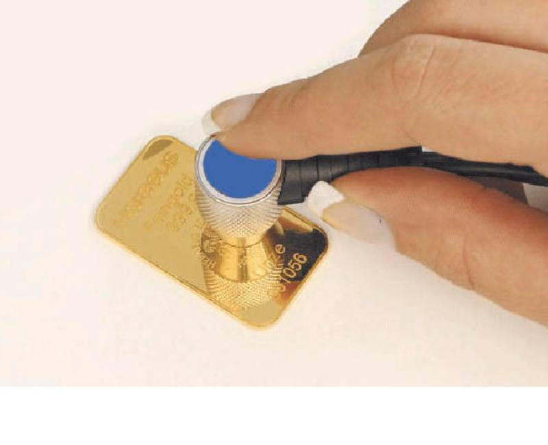 Photo de la sonde du testeur d'or