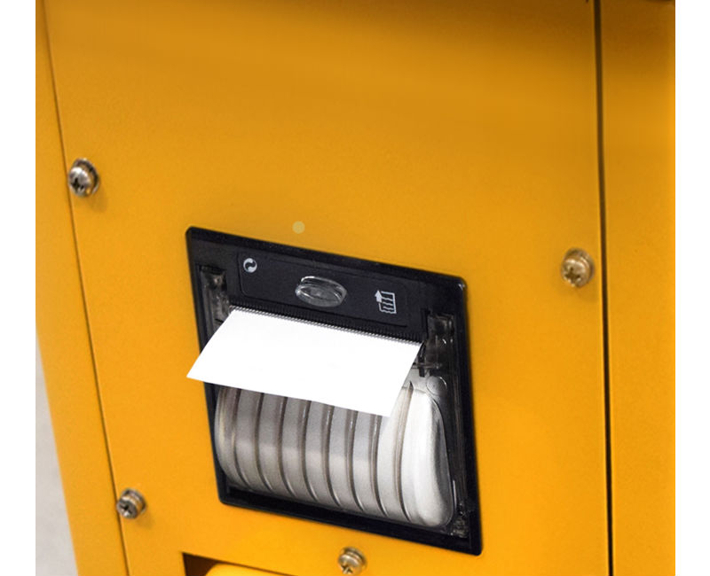 photo imprimante du transpalette peseur TP410-WI