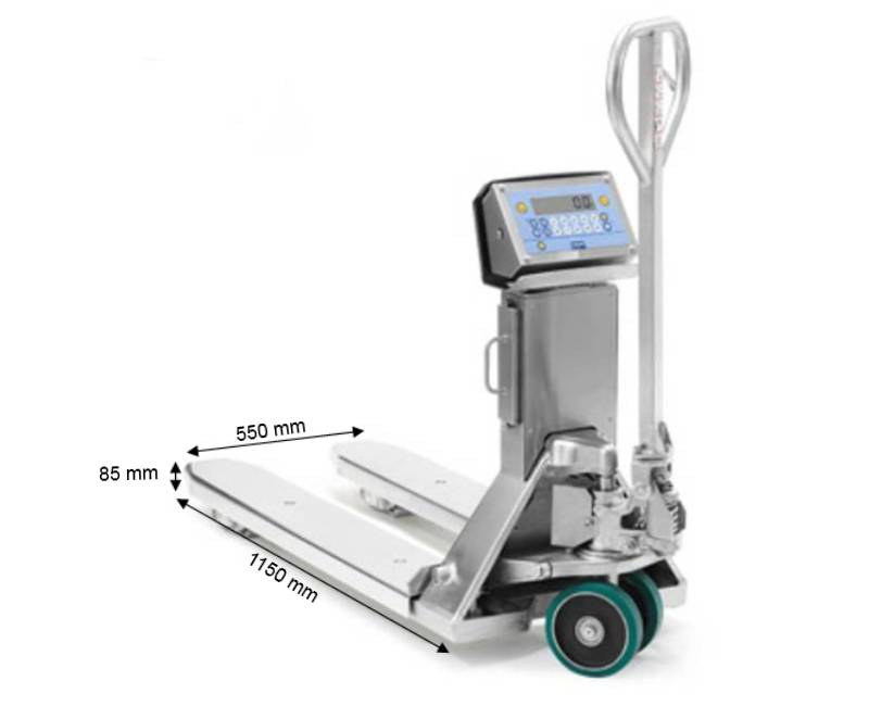 Phot d'un transpalette peseur atex inox tpwiex2gd